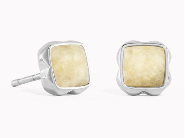 Coeur de Lion Silver Studs Citrine - November